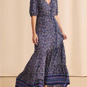 Faherty Orinda Dress Size Small
MONSERRAT BORDER FLORAL